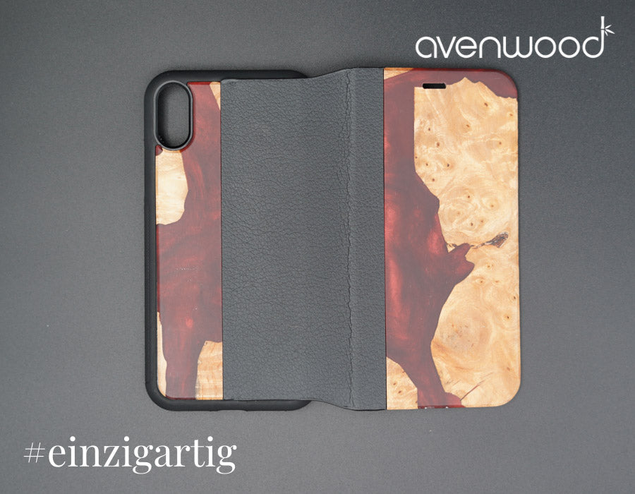 iPhone XR PORTO COLLECTION FLIPCASE 9034 Rouge
